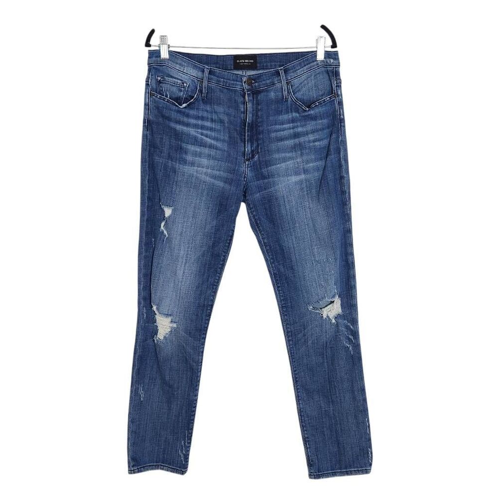Black Orchid Skinny Boyfriend Distressed Jeans Size 30 Straight Leg Jeans